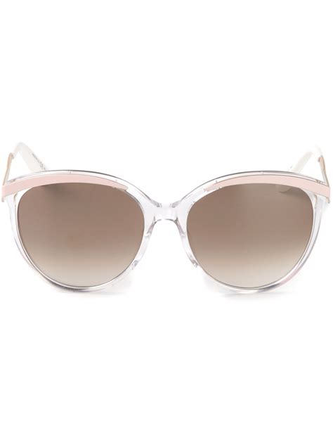 white dior|white dior oversized sunglasses.